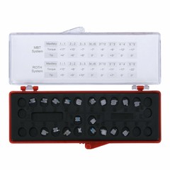 Dental Orthodontic Ceramic Brackets Braces Roth MBT 0.022/018 Hooks 3 4 5 AZDENT
