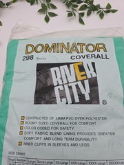 River City Dominator 2981 Green Coverall New Sz 4XL 58-60