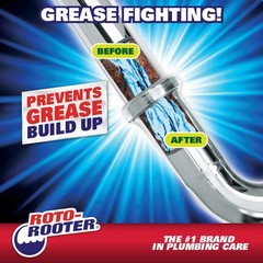 Roto-Rooter Build-Up Remover Drain Cleaner, 64 Fl Oz (Pack of 1), Blue/Green