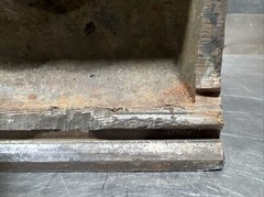 Vintage “The National Supply Co” Toledo Ohio Cast Iron Lathe Tail Stock