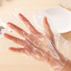 100pcs Disposable Plastic PE Gloves for Kitchen Cooking Cleaning Food Prep New