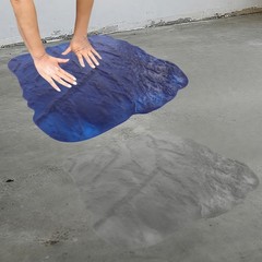 36″ X 36″ Slate Stone Texture Decorative Concrete Cement Stamps Mats Blue