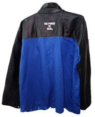 Combo Leather Welding Jacket – by Miller – Blue and Black – XL – Good Condition