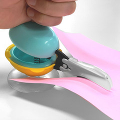 Adaptive Tabletop Scissors for Special Needs – Safe, Ambidextrous, Blue