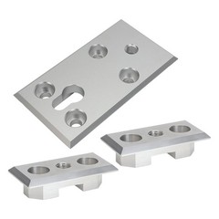 Floor Mount Plates for Stryker Ferno Ambulance Stretcher Fastening System 3PCS