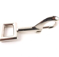 Ten Piece Pack Bolt Snap Rigid Rectangle Eye 3/4in Light Duty Nickel Plated 10ea