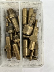 Unbranded Brass Hose Fitting Kit, Various Sizes And Fittings, See Photos
