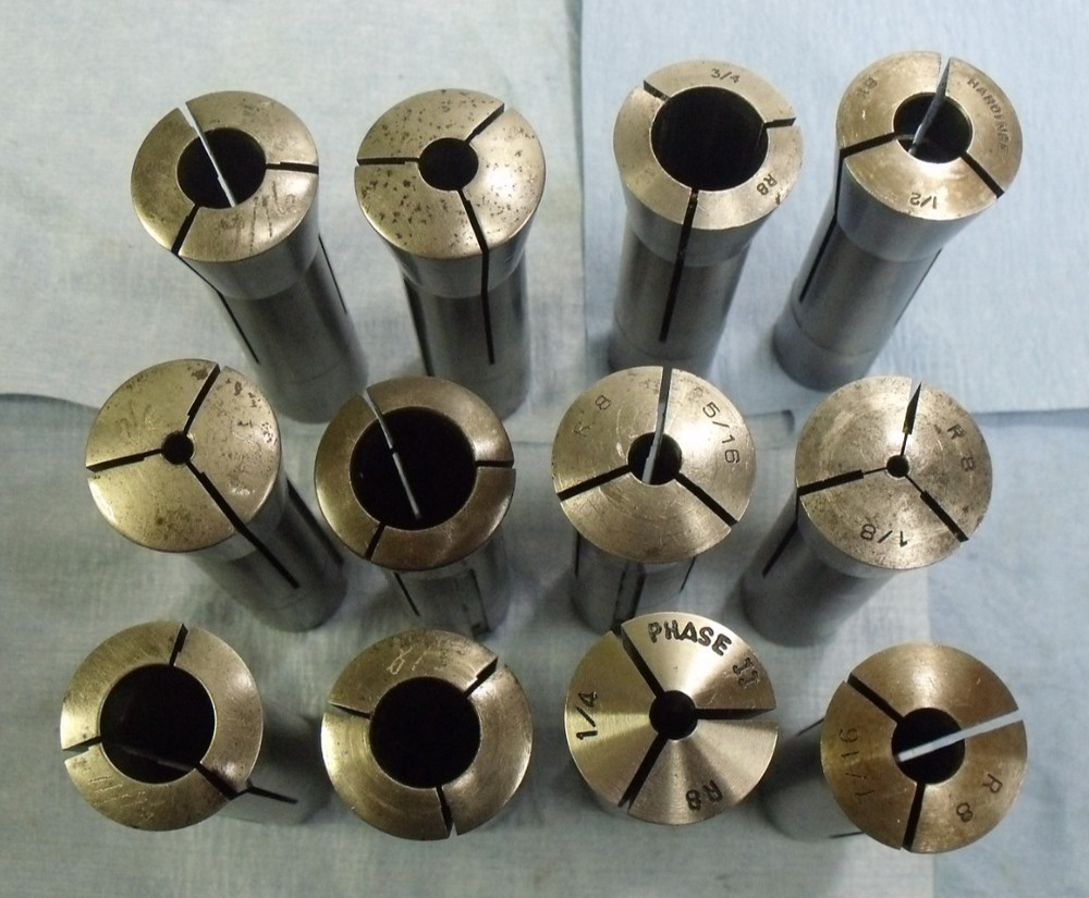 12 Milling R8 Collets See sizes in description #1