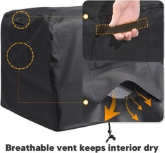Outdoor Generator Cover 600D Oxford Fabric Waterproof UV Resistant Protection…