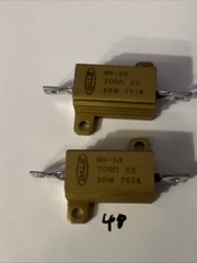 Dale RH-10 Wirewound Power Resistor 700 Ohms 10 Watts 3% tolerance New Lot 2