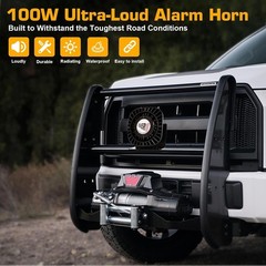 100W Siren Speaker for Emergency Vehicles – 134 Db High Output Siren Speaker