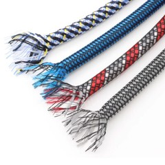 4/8/12MM Braided Soft PP Cotton Yarn + PET Expandable Sleeving Cable Wire Sheath