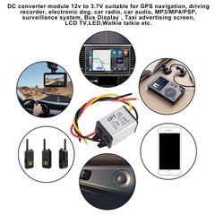 2PCS 12V to 3.7V Buck Converter Step Down Converter DC 835V to 3.7V 3A 11W Vo…