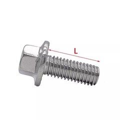 316 Stainless Steel Hexagon Flange Bolts Heavy Series M6 M8 M10