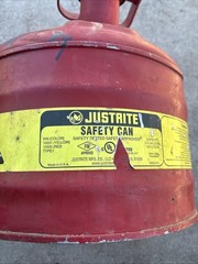 Justrite 2.5 Gallon Red Steel Type I Safety Can Made In USA
