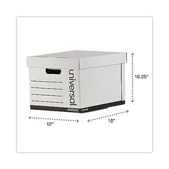 UNIVERSAL HEAVY-DUTY FAST ASSEMBLY LIFT-OFF LID STORAGE 95224 – WHITE