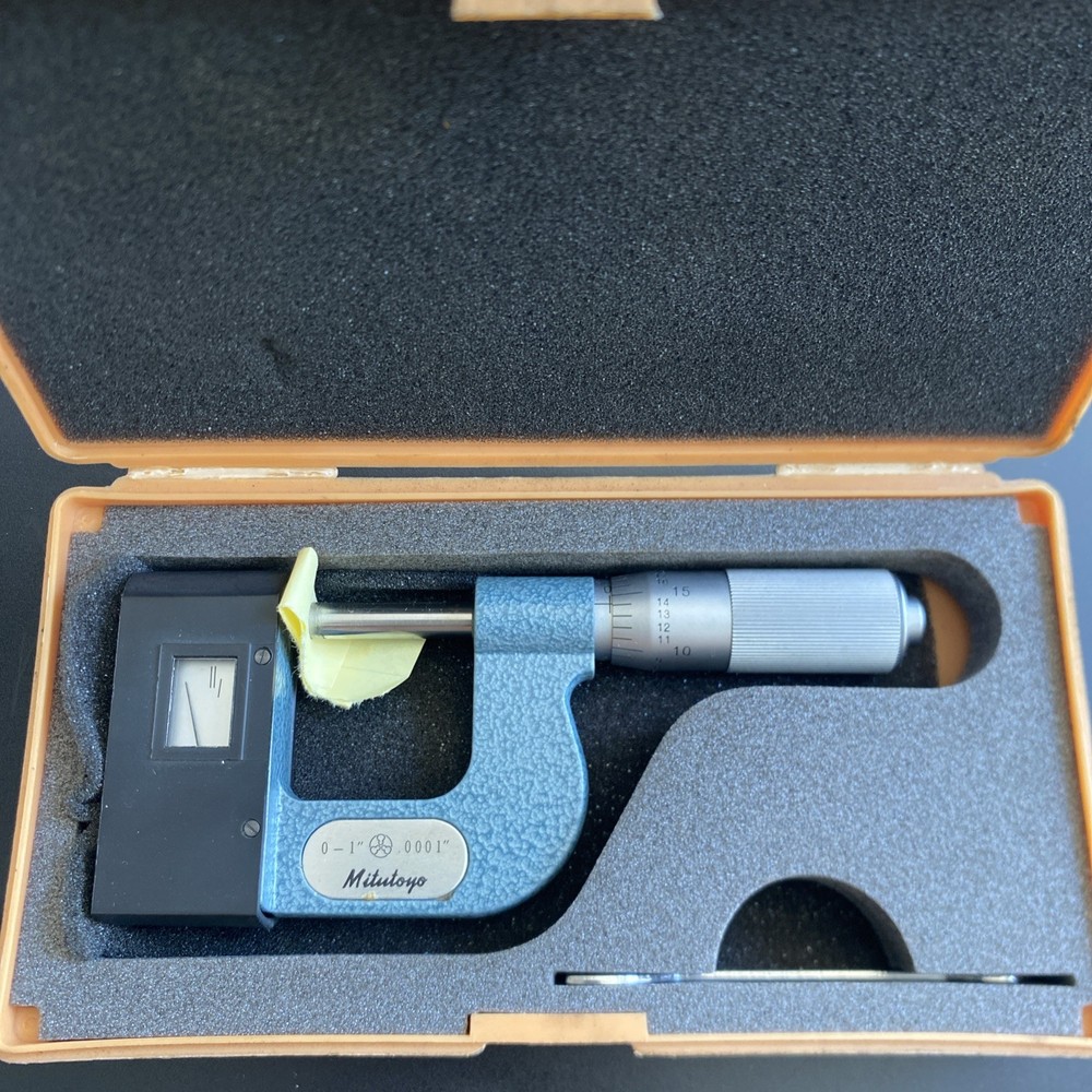Mithtoyo 227-111 BTM-1 LOW FORCE micrometer 0-1” Precision Indicator Dial Case