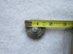 Marquette – Coarse Wire Wheel Brush [1.5″ Diameter – 1/4″ Shank] (Model M57104)