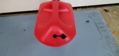 5600 5 gallon vented 2 handle midwest gas can w/ FREE flow flexible nozzle/spout
