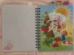 STRAWBERRY SHORTCAKE Journal, Scratch n Stiff/Glitter Stickers, & Pencils