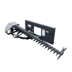 Wolverine 72” Sickle Bar Mower Skid Steer Attachment Brush Cutter For Bobcat.