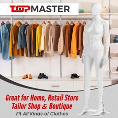 Versatile 360° Design Female Mannequin – White