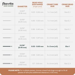 Flex-Rite Beading Wire – 7-Strand Nylon-Coated Stainless-Steel Wire, 0.018″ (…