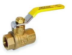 Apollo 94A-103-01 Ball Valve, 1/2 in Pipe, Full Port, 600 psi CWP, Lever Handle