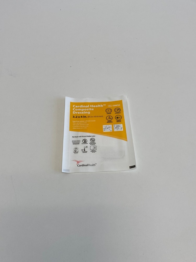 J9: 2 Boxes (10/Box) Cardinal Health COMP34 Dressing 3.2×4 in. -Exp. 02-2024