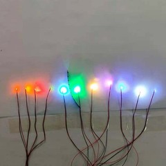 Connectors SMD LED Light with Wire Micro Litz Pre-Soldered Model Material Light