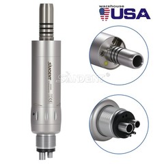 1-5 Dental Inner Water E-generator LED Low Speed Air Motor Handpiece 4 Hole po