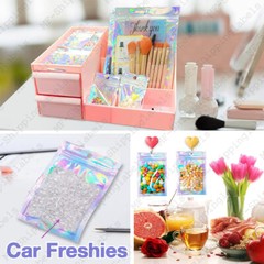 Smell Proof Mylar Holographic Bags Foil Pouch Resealable Clear Zip Food Storage