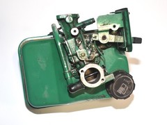 Briggs 5HP Engine Model 130212 * GAS FUEL TANK, CARBURETOR, LEVER LINKAGE * Part