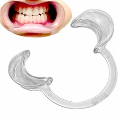 20Pc Medium Size C-Shape Mouth Opener Dental Cheek Lip Retractor Teeth Whitening