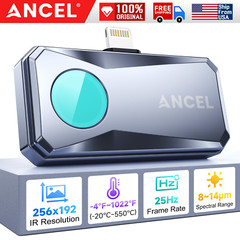 ANCEL Thermal Imaging Camera for IOS 256×192 IR Resolution 25Hz Refresh Rate