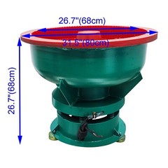 31.5in Vibration Deburring Polishing Grinding Machine 220V Rust Removal