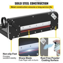 VEVOR 12″ Paper Cutter Heavy Duty Guillotine Stack Paper Trimmer Metal Base A4