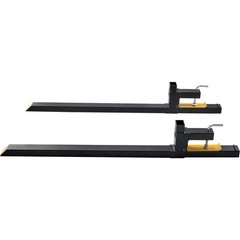 VEVOR Pallet Forks 2000/4000 lbs Bucket Clamp on Skid Steer Loader 43” 60”