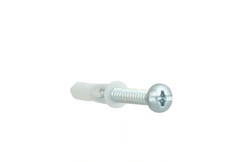 50PK EVERBILT #8-10 x 1 in. Plastic Pan-Head Combo-Drive Anchors with Screws