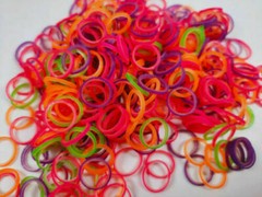 5000Pcs/Pack Dental Super Elastic Rubber Band Colorful ties 2.5/3.5/4.5/6.5OZ