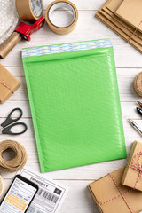 Pick! 1-2,000 Green Envelopes Mailers #0 6.5×10″ Poly Bubble Biodegradable
