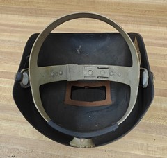 Vintage Fibre Metal Welding Helmet Mask Face Shield Model 910 USA Thermoplastic