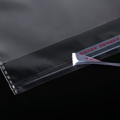 Clear Self Adhesive OPP Bags Cellophane Tape Peel Poly Seal Plastic Packing Bags
