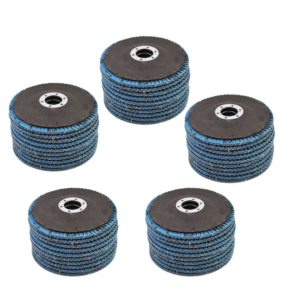 50 Pack 40 Grit 4-1/2″ X 7/8″ T29 Premium Zirconia Flap Disc Sanding Grinding
