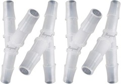 plastic 3/8″ Y shape 3 way barbed connector for air hose, water pipe pp polyp…