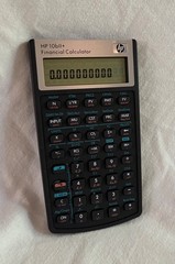 HP 10bll+ Financial Calculator Tested Working No Cover