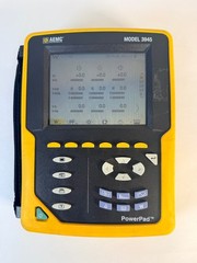 AEMC 3945 Powerpad 3-PHASE Power Analyzer • Works •Parts/Repair • No Test Cables