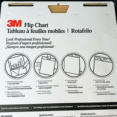 Professional Flip Chart Pad 3M 570 Unruled 25″x30″ White 40 Sheet/Pad Pack of 2