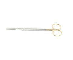 New TC Metzenbaum Scissors 7″ Straight with Gold Handle Surgical Instrument