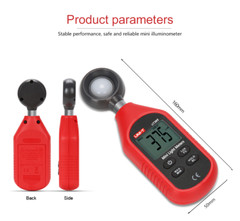 ​UNI-T UT383 Digital Luxmeter Tragbare Photometer Belichtungsmesser 200.000 LUX
